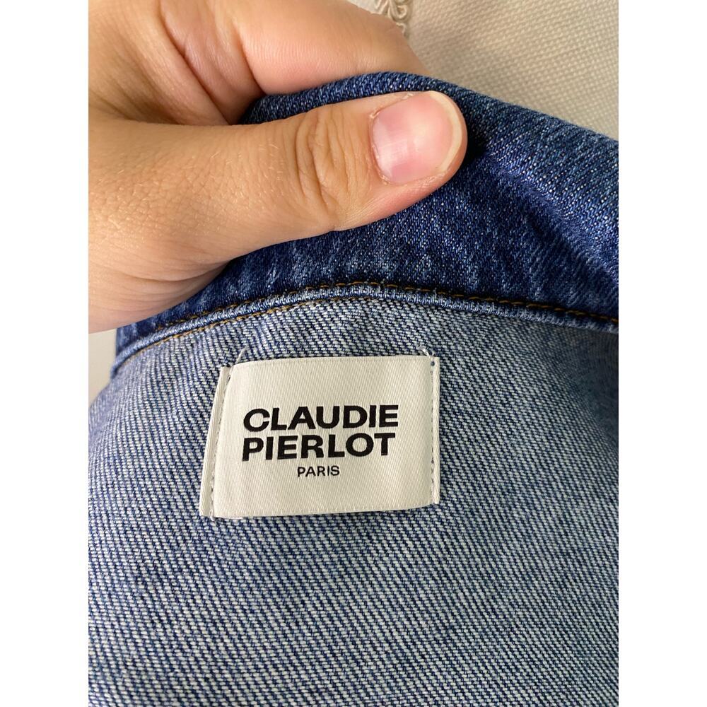 Claudie Pierlot Roulie Belted Denim Dress - Picture 7 of 8